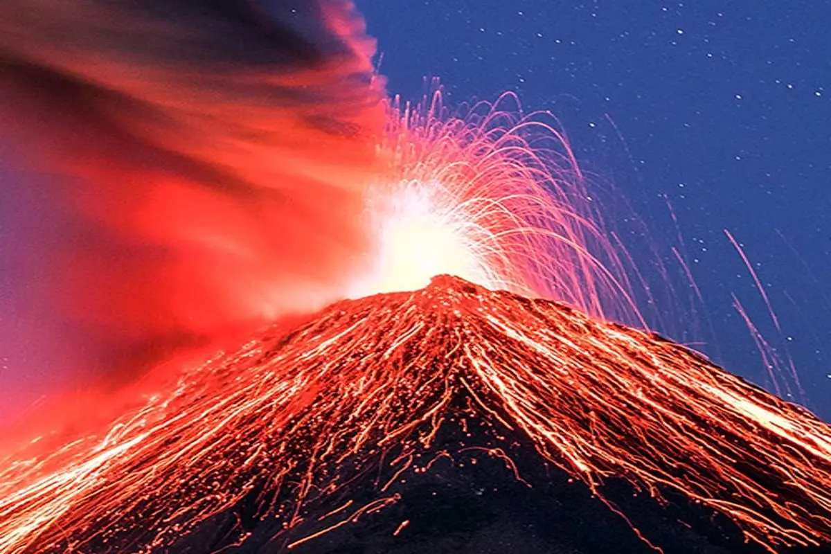 تصاویری فوق العاده از فوران آتشفشان در ایسلند+ فیلم