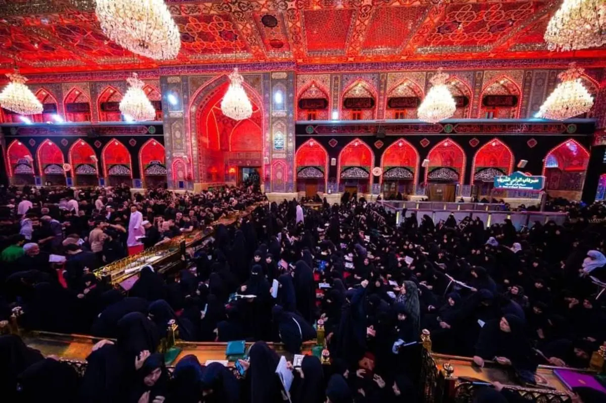حرم امام حسین(ع) در ایام محرم + تصاویر