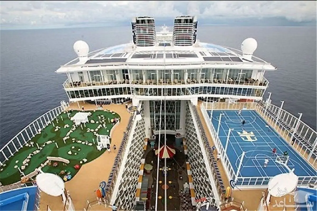 بزرگترین و مجلل‌ترین کشتی تفریحی جهان را ببینید! + فیلم