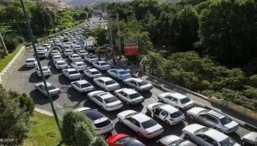 آزادراه تهران - شمال و جاده چالوس یکطرفه شد