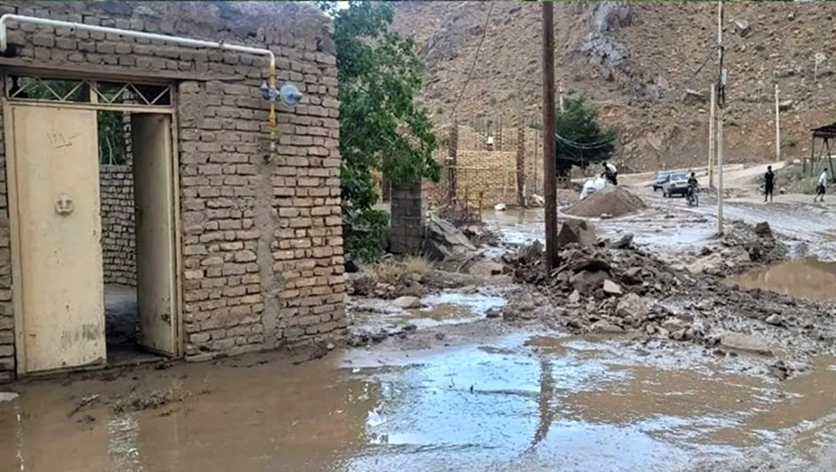 سد خاکی روستای زردین شکسته شد + فیلم