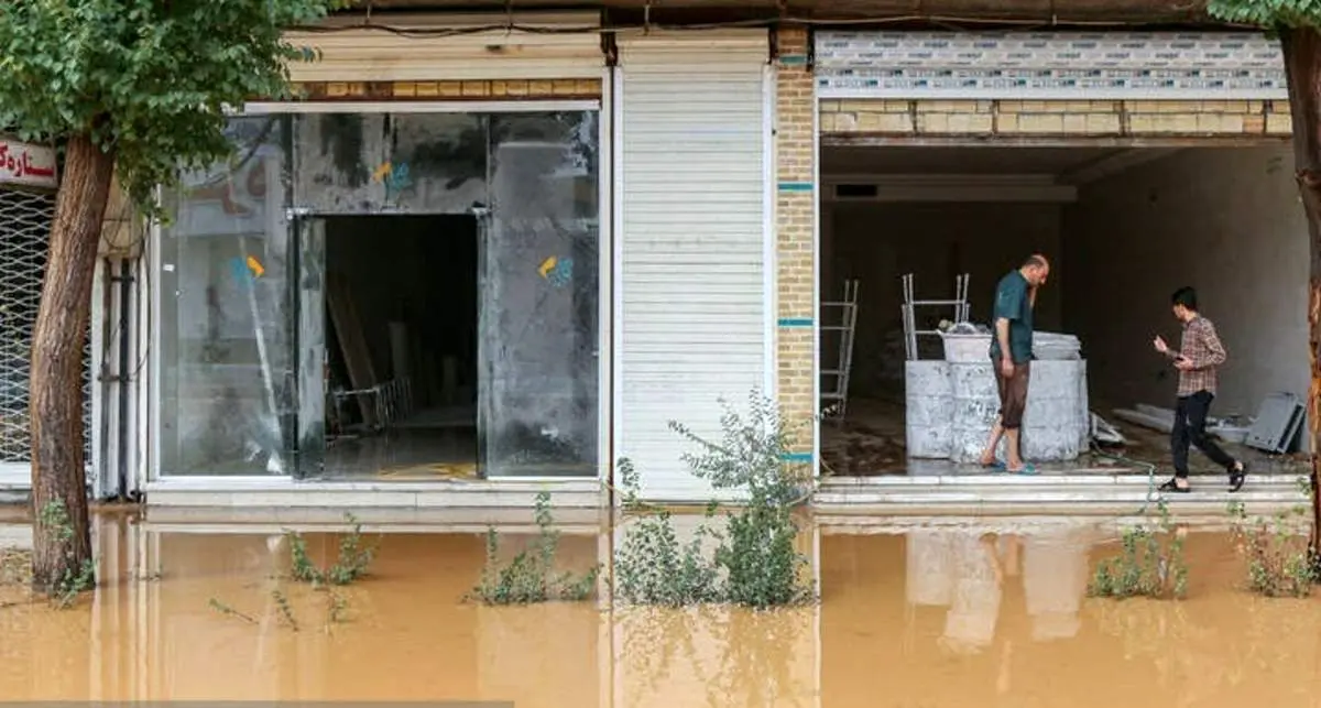 استان یزد در محاصره سیل