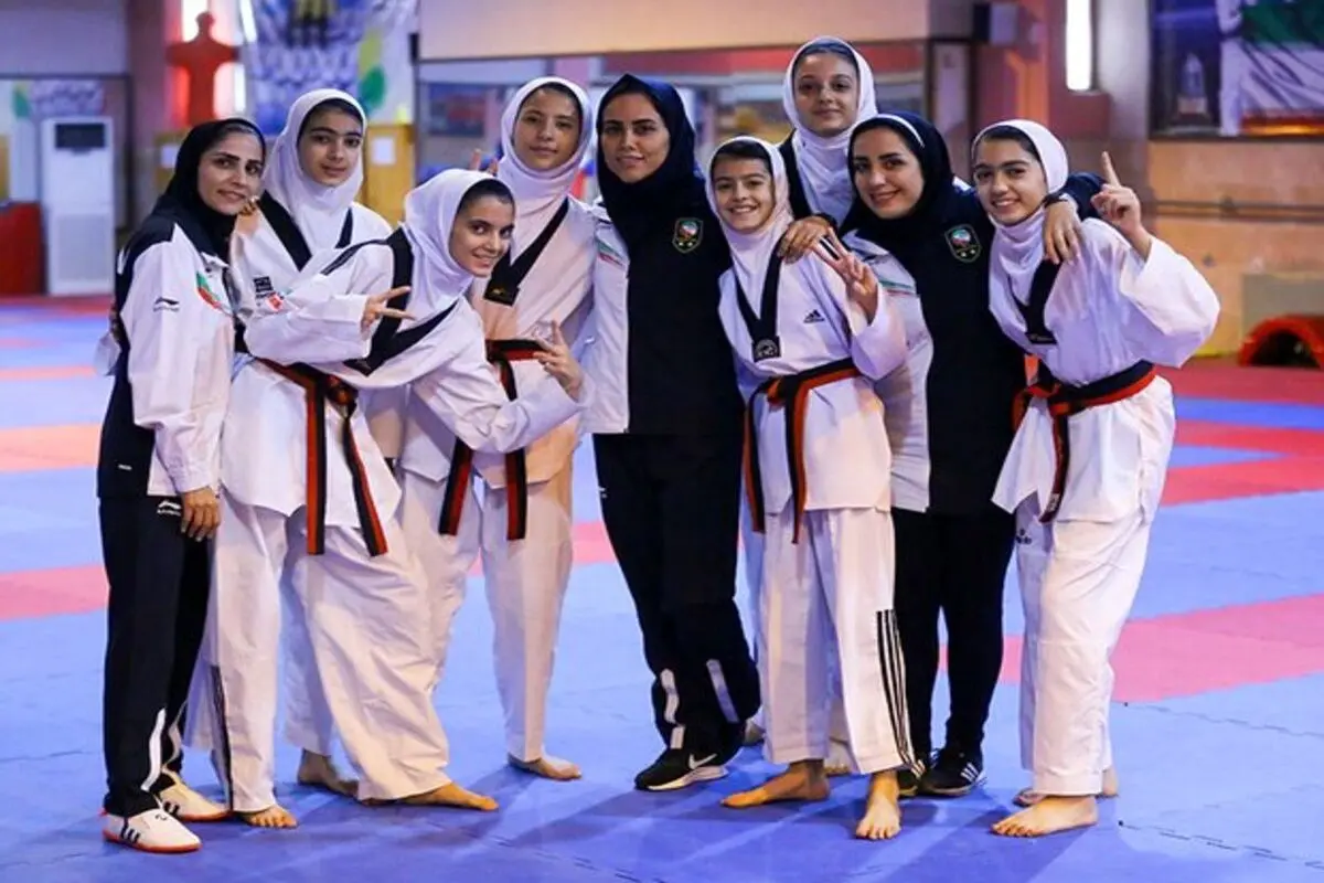 قهرمانی دختران ایران در تکواندو نونهالان جهان