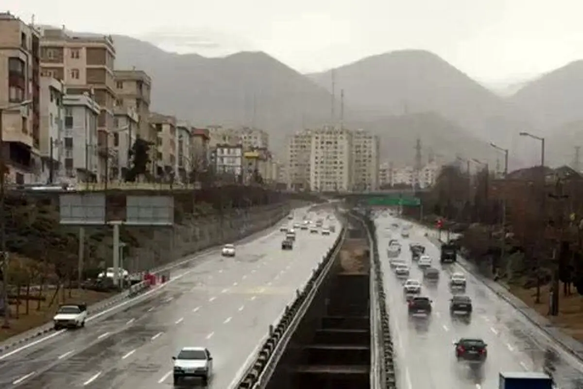 لحظه هولناک ورود سیل به بزرگراه باکری تهران | اگر کانال انتقال آب نبود ... + ویدیو