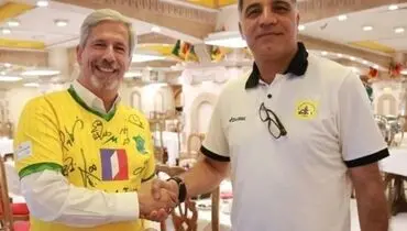 سفیر برزیل با پیراهن صنعت نفت آبادان + عکس