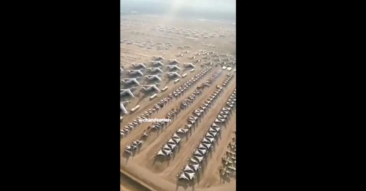 بزرگترین قبرستان هواپیما در جهان+فیلم