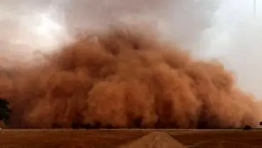 ویدئویی وحشتناک از شروع طوفان شن در کرمان!+ فیلم