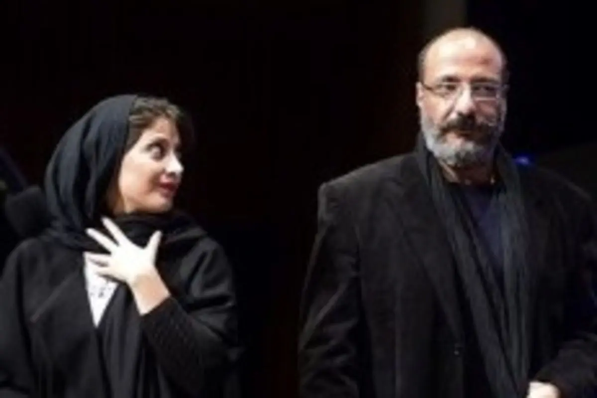 ژست بامزه امیر جعفری در کنار طناز طباطبایی در اکران سریال یاغی در شیراز+ عکس