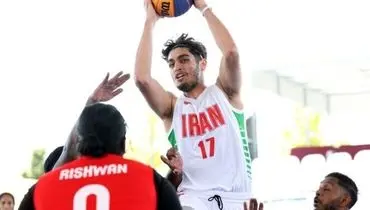 مدال برنز بسکتبال ۳ نفره ایران در بازی‌های کشور‌های اسلامی