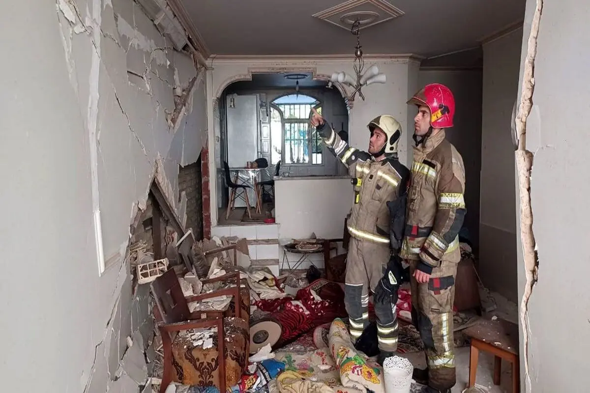 انفجار وحشتناک در یک ساختمان مسکونی واقع در تهرانپارس!+ فیلم