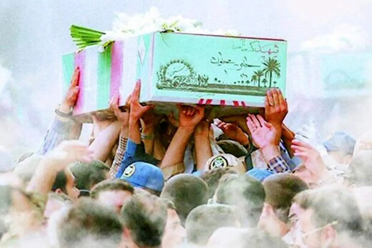کشف پیکر یک شهید در هنگام آمادهسازی مواکب شلمچه + عکس