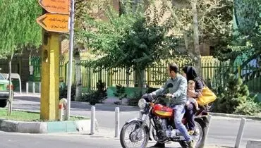 تذکر پلیس به بانوان بدحجاب تَرک‌نشین موتورسیکلت و سرنشین خودرو