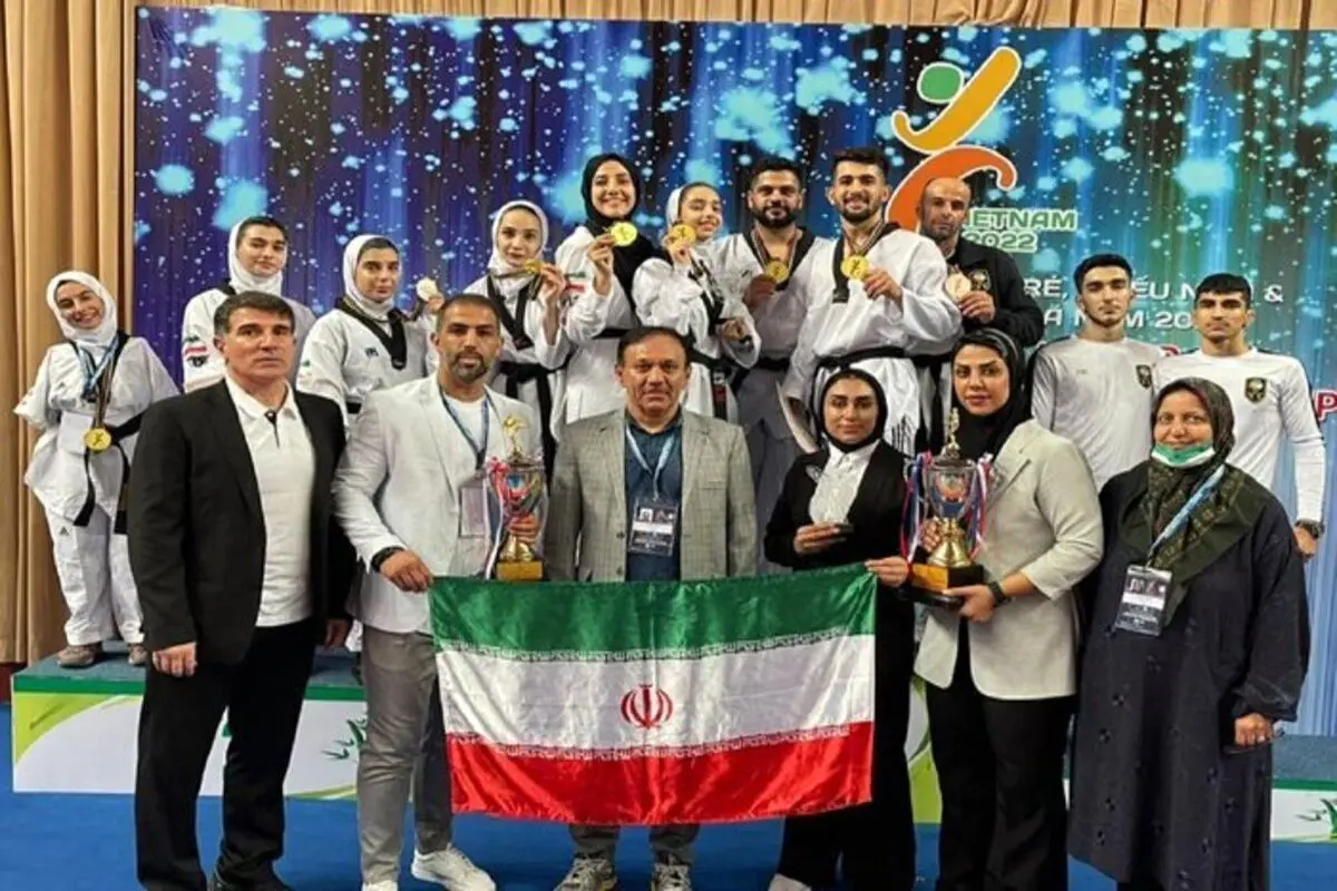 قهرمانی تیم ملی پاراتکواندو ایران در آسیا