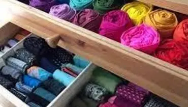 چطور لباس ها را آسان و حرفه ای تا کنیم+فیلم