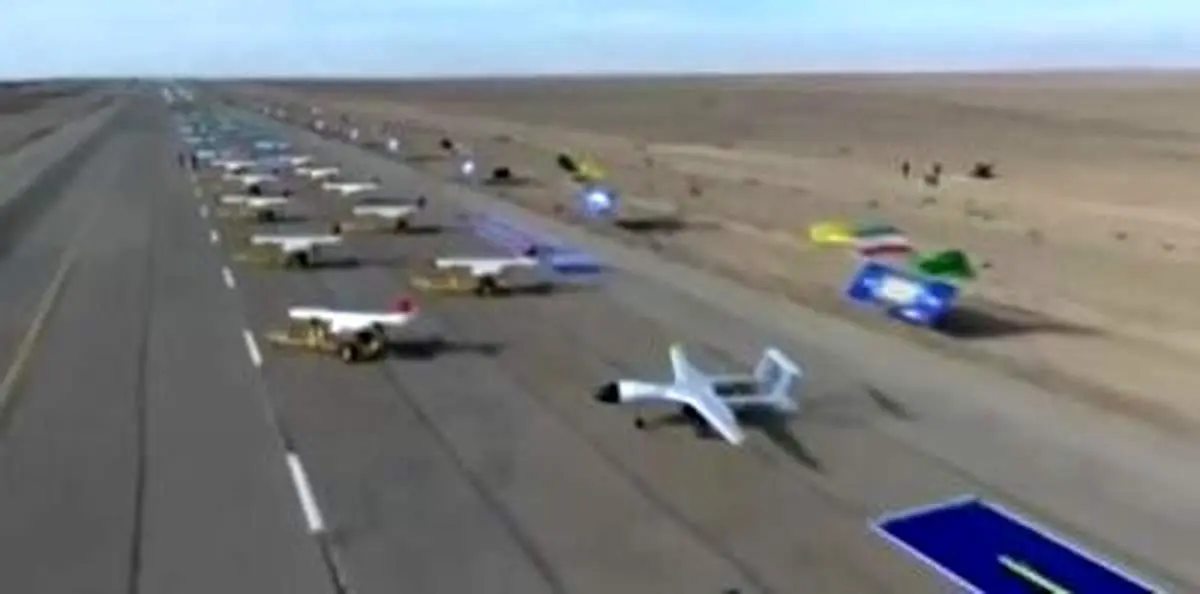 تصاویری غرورآمیز از قدرت پهپادی ایران+ فیلم