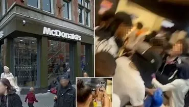 هجوم دسته جمعی به رستوران‌ های انگلیس برای سرقت غذا + فیلم