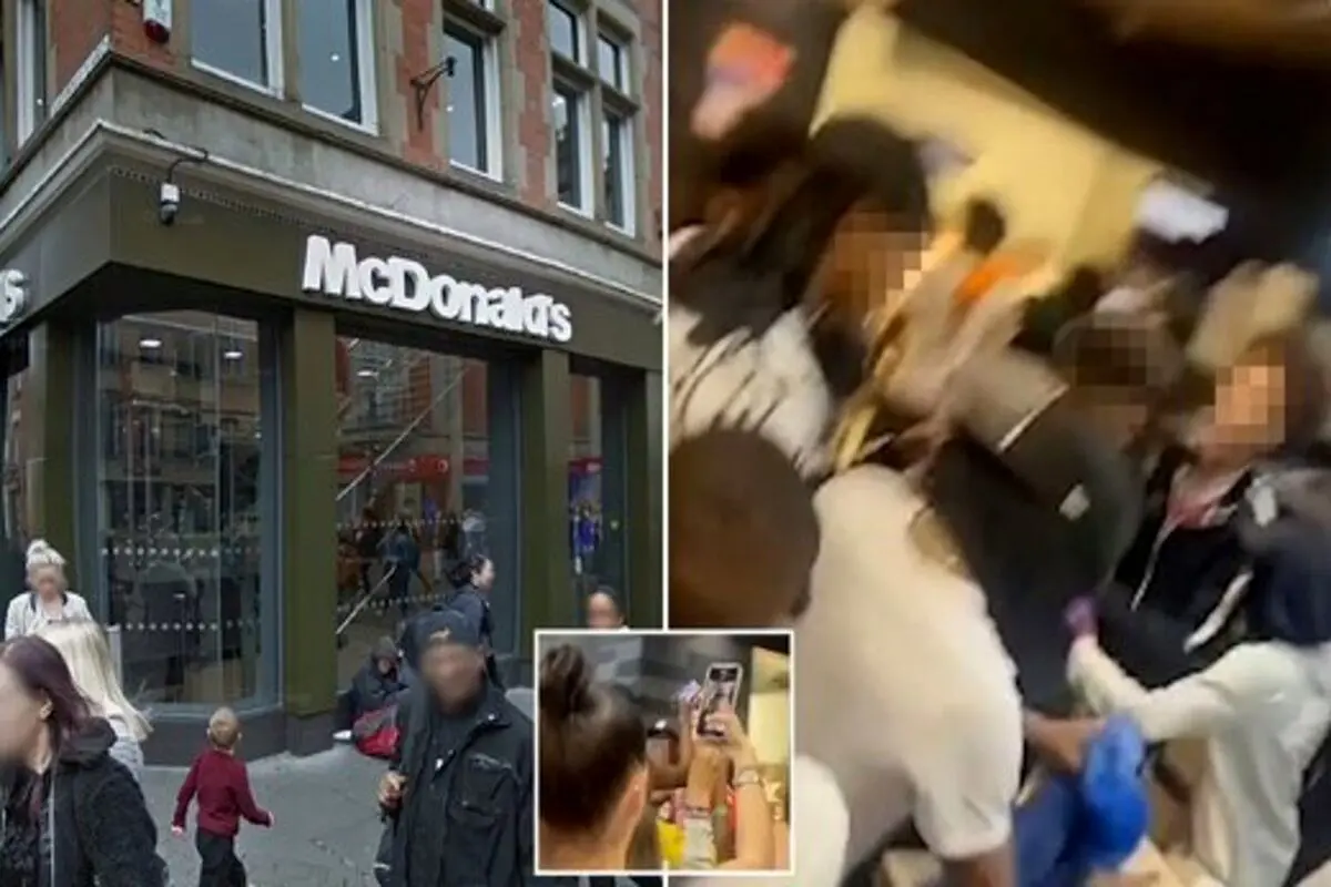 هجوم دسته جمعی به رستوران‌ های انگلیس برای سرقت غذا + فیلم