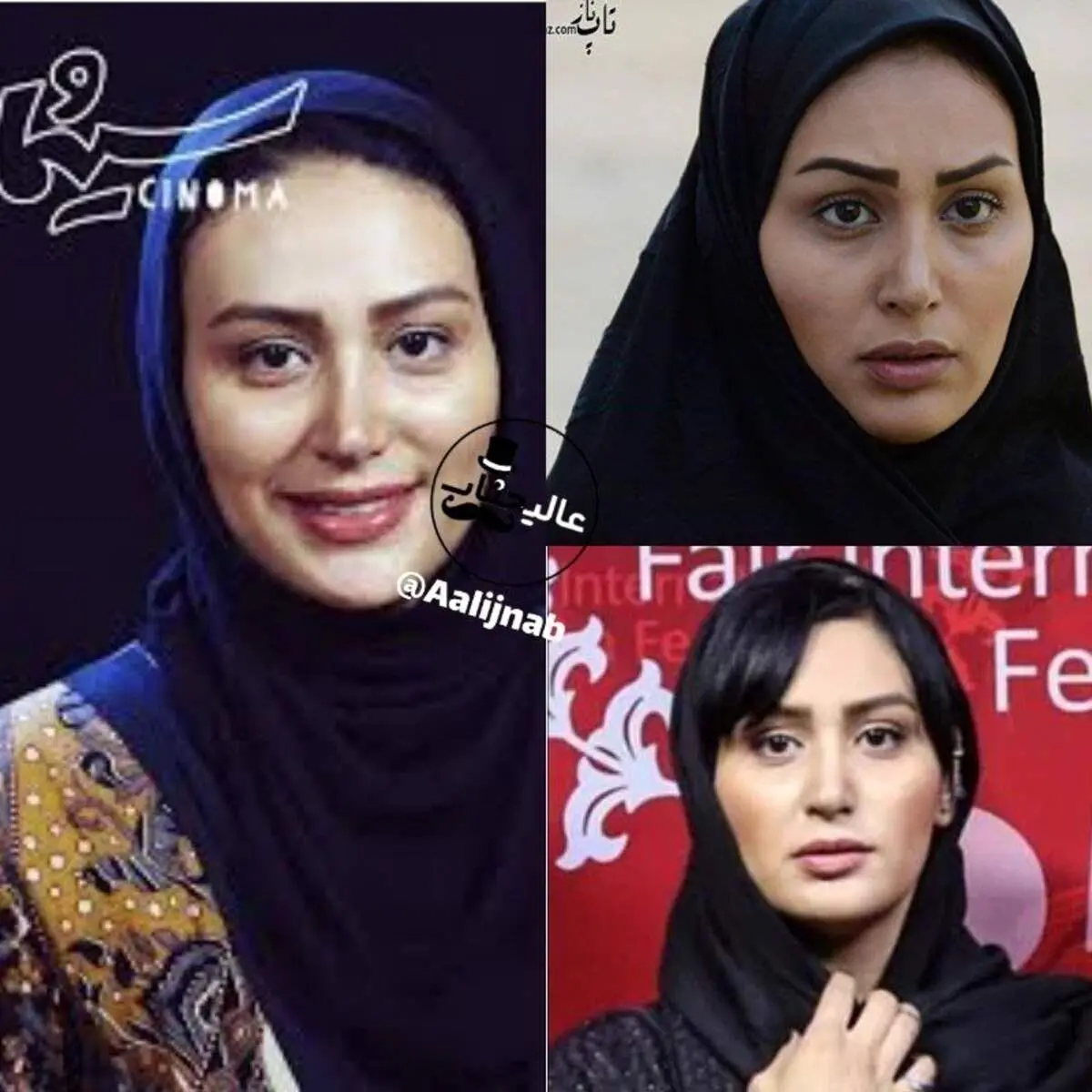 نیوشا مدبر، بازیگر سریال کیمیا کشف حجاب کرد