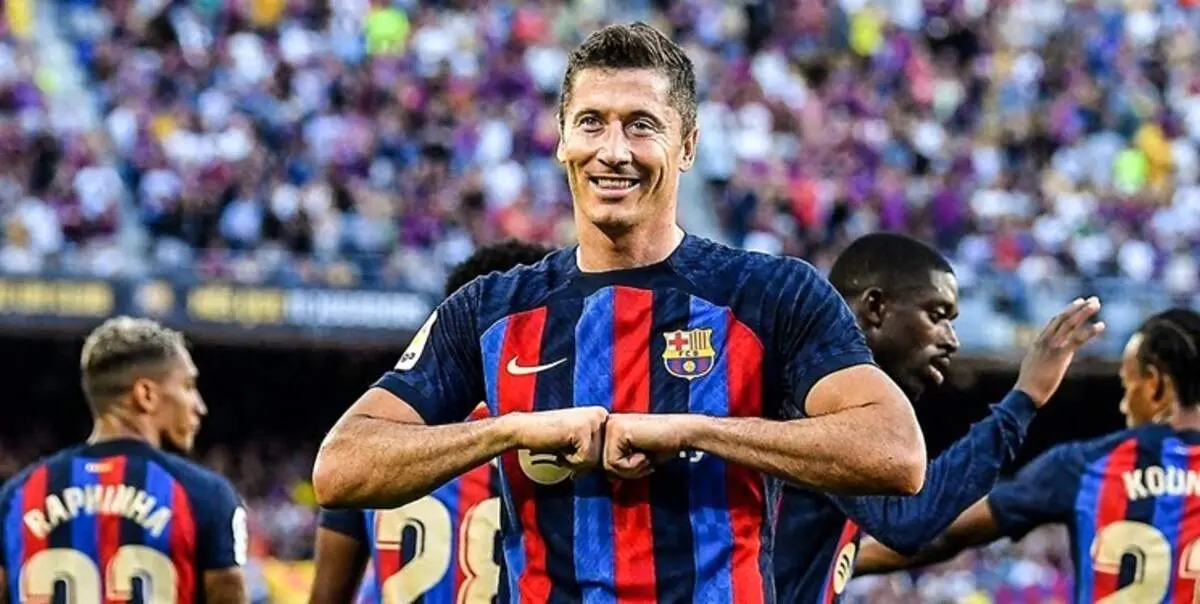 خلاصه بازی بارسلونا ۴ - وایادولید ۰/ پیروزی پرگل شاگردان ژاوی با درخشش لواندوفسکی