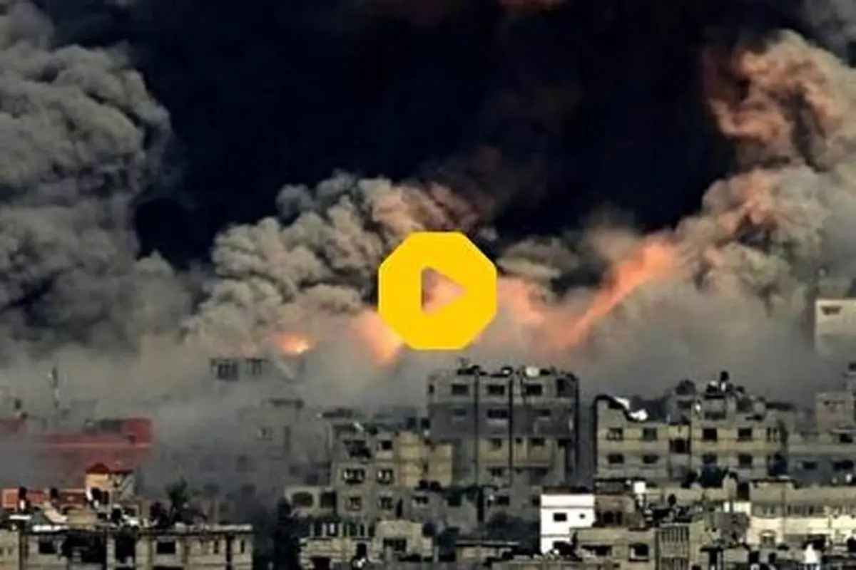 لحظه اقدام وحشیانه صهیونیستها در منفجر کردن آپارتمان شهید رعد حازم+ فیلم