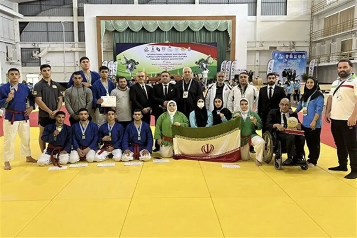 نایب قهرمانی ایران با ۲ طلا، ۴ نقره و ۴ برنز
