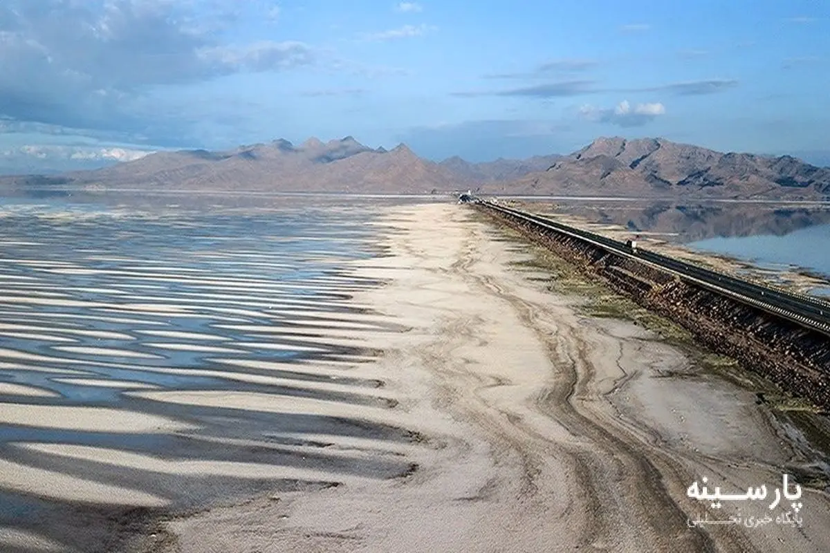 تصویر وحشتناک از مرگ دریاچه ارومیه+ عکس
