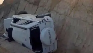 واژگونی عجیب خودروی همراهان وزیر ارشاد | اولین تصویر از محل سانحه