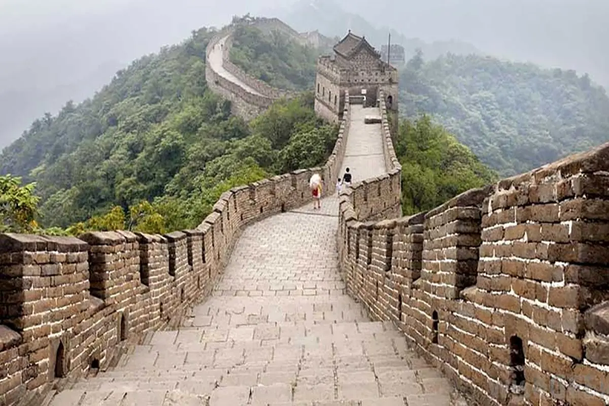 دیوار بزرگ چین در شب + فیلم
