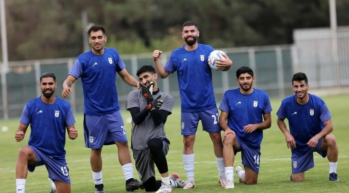 اولین تمرین تیم ملی فوتبال با حضور کی‌ روش