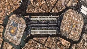 حضور میلیون ها دلداده امام حسین(ع) در کربلا +فیلم