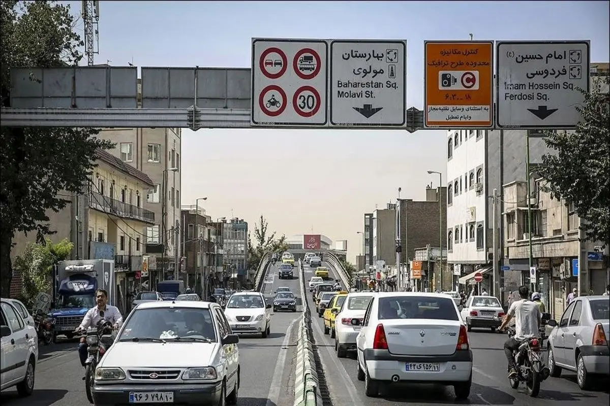 ساعت اجرای طرح ترافیک تهران یک ساعت بیشتر می‌شود