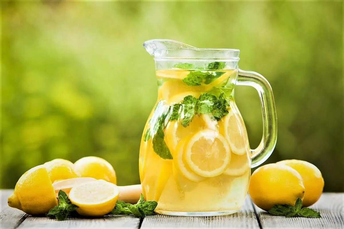 درست کردن شربت نعنا و لیموی مجلسی
