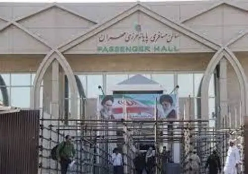 ازدحام زوار در مرز مهران + فیلم