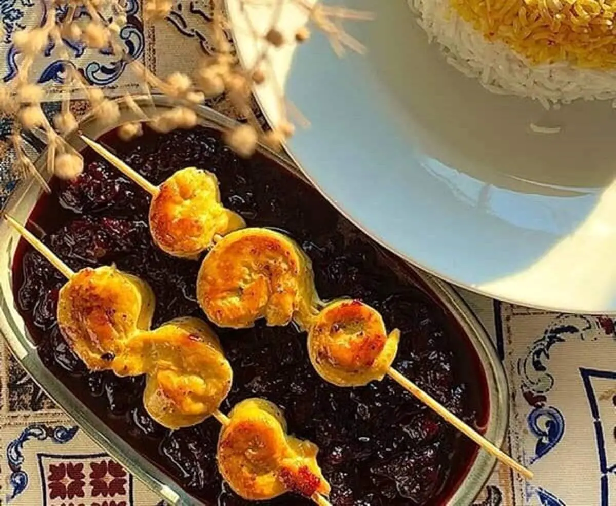 چی بپزم؟ | طرز تهیه جوجه کباب آلبالویی