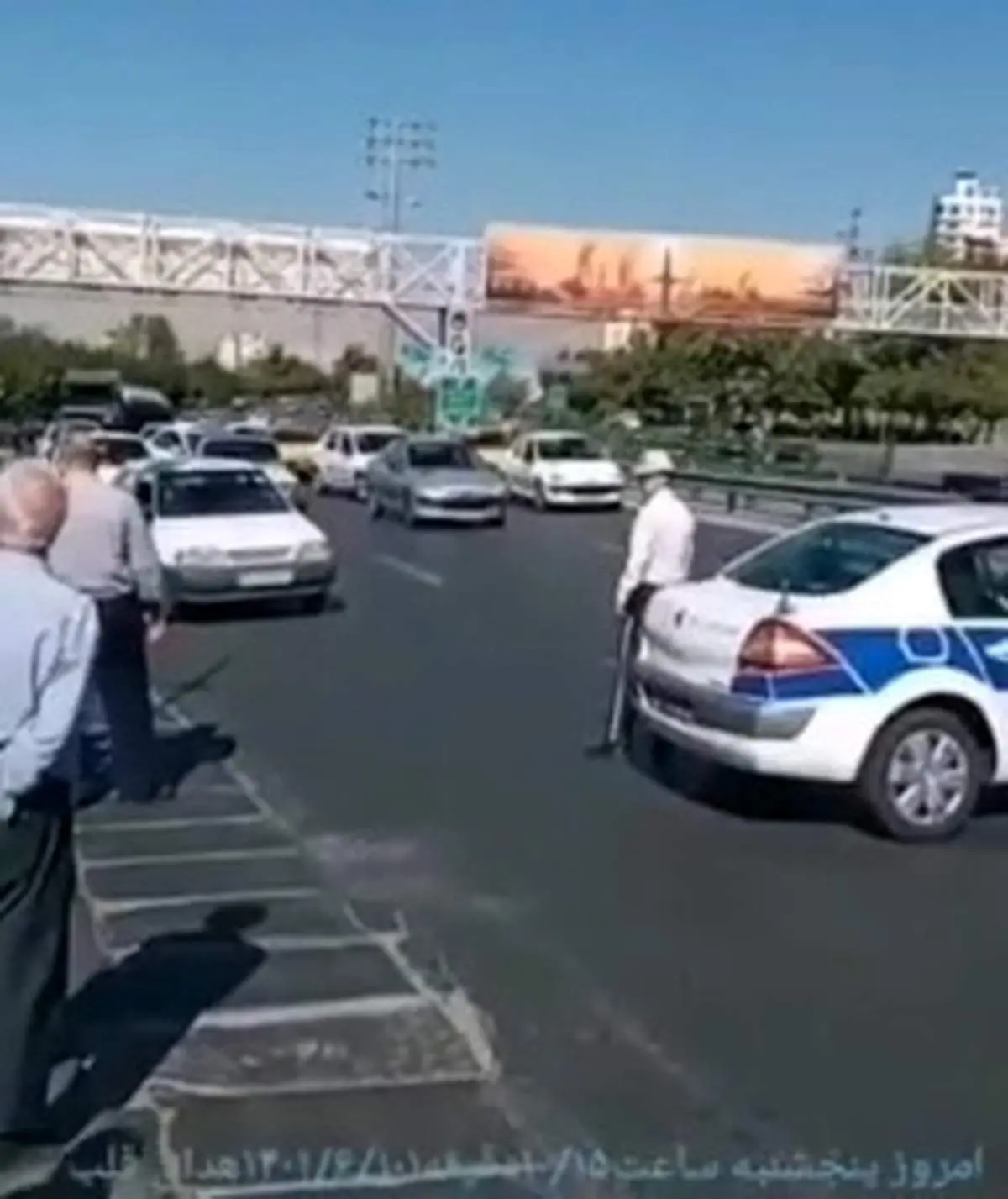 فرود هالیوودی بالگرد پلیس در قلب تهران+ فیلم