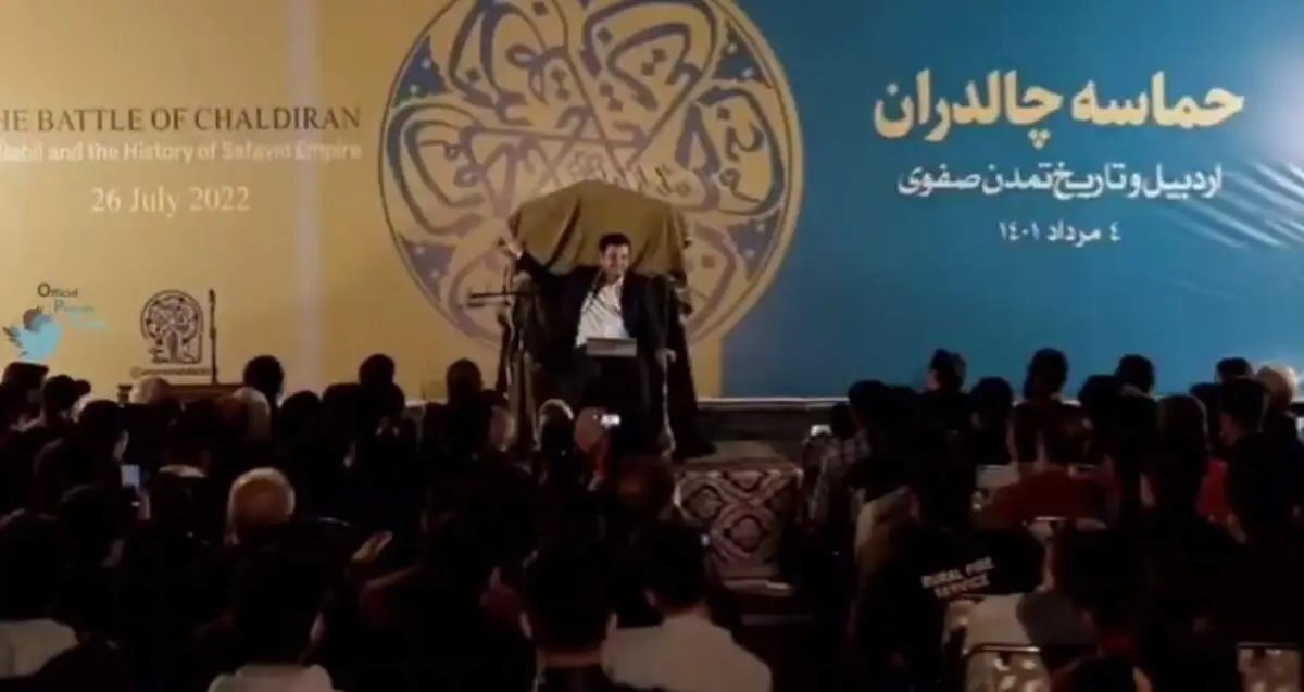 گافی دیگر از رائفی پور درباره تلفظ چالدران + فیلم