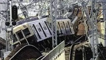 تکان‌های ترسناک قطار در ایستگاه حین زلزله ۷.۲ ریشتری تایوان+فیلم