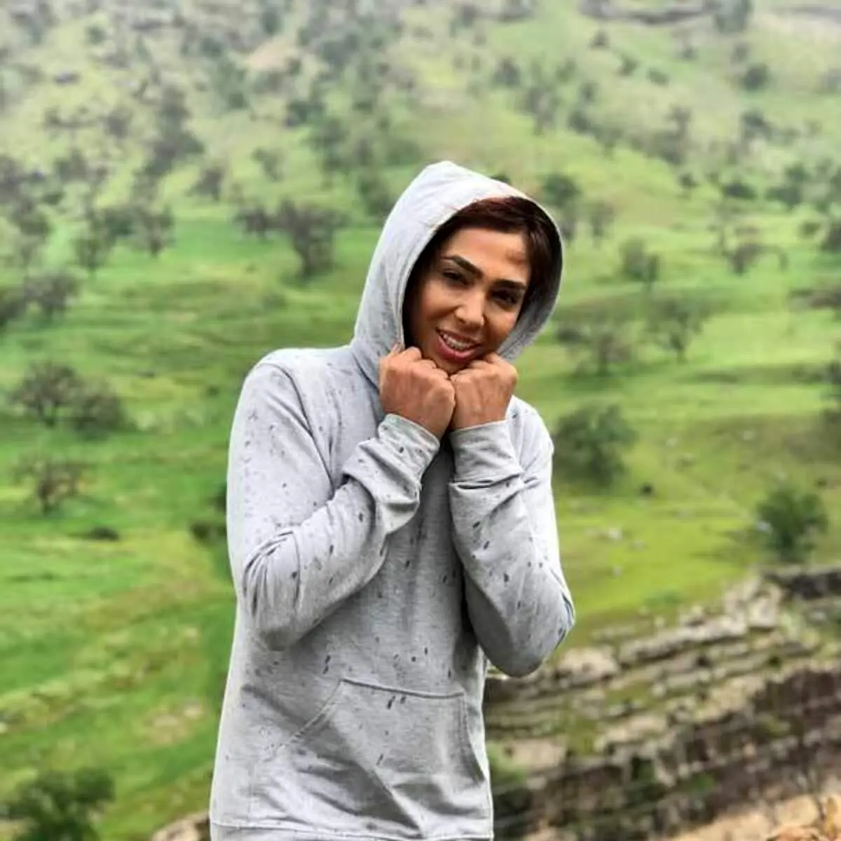 عکس یادگاری سهیلا منصوریان در کنار کی روش و نکونام