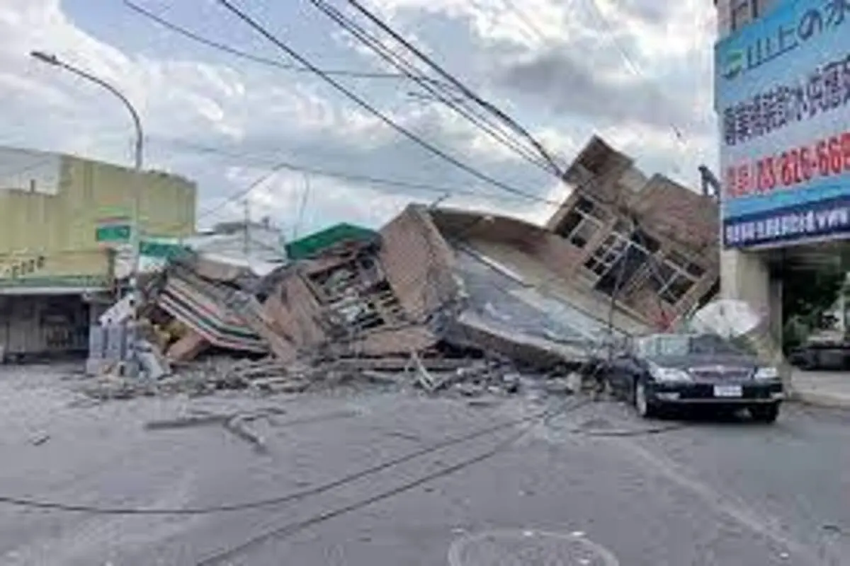 وضعیت تایوان بعد از زلزله شدید ۷.۲ ریشتری+فیلم