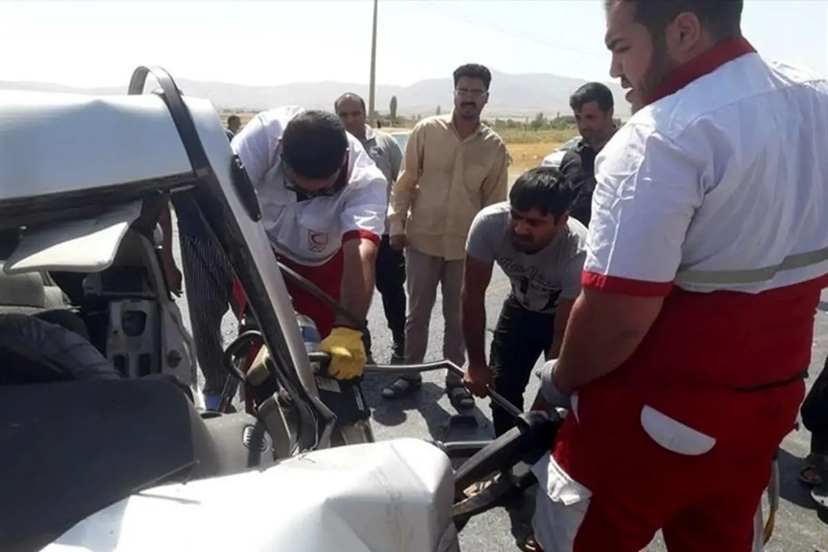 یک کشته و ۱۰ مصدوم در پی واژگونی ۲ خودرو حامل زائران اربعین در خوزستان