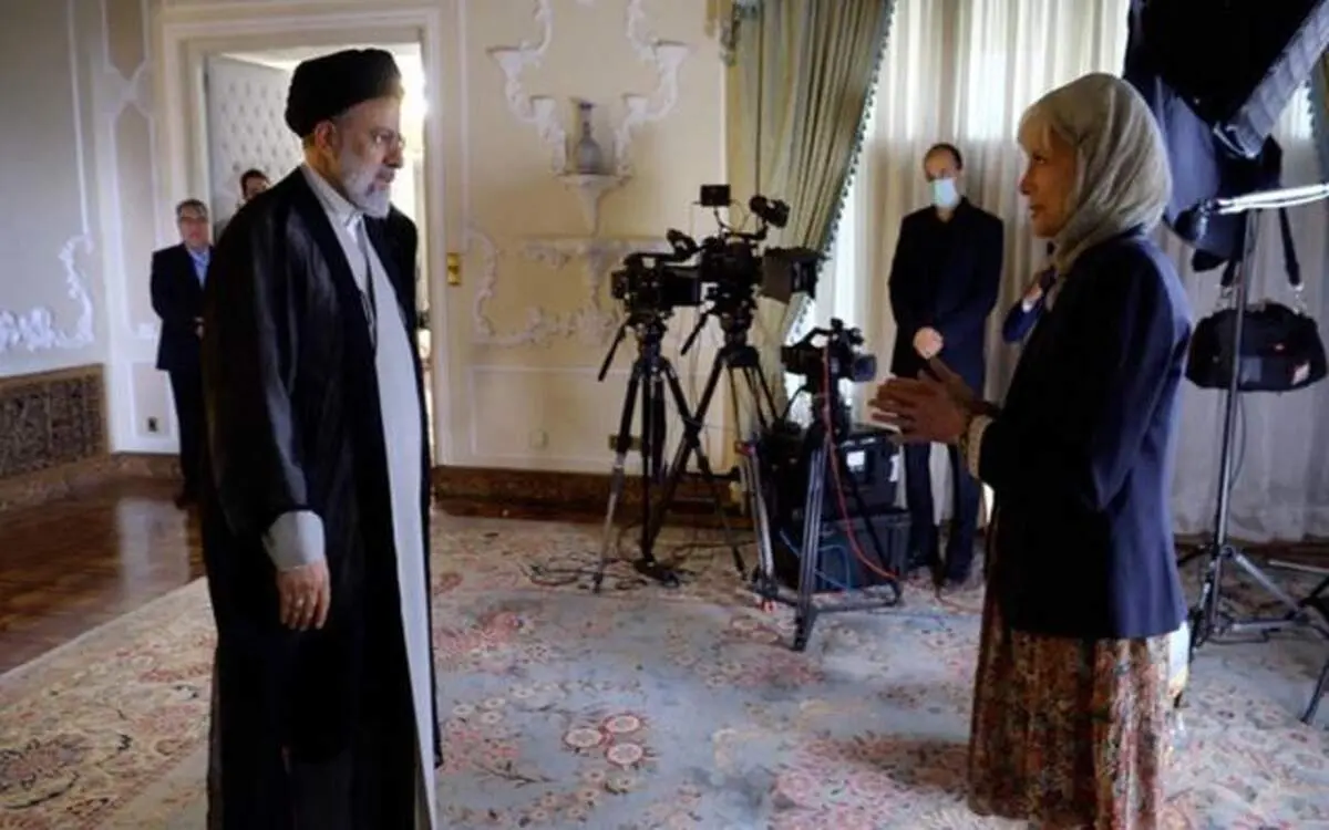 جنجال در مصاحبه تلویزیونی رئیسی با شبکه CBS + فیلم