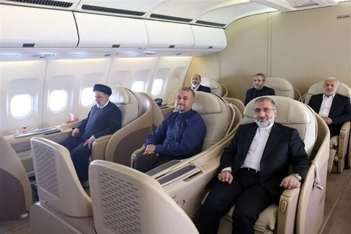 بغض رئیسی در هواپیما: من باید صدای ملت ایران باشم + فیلم