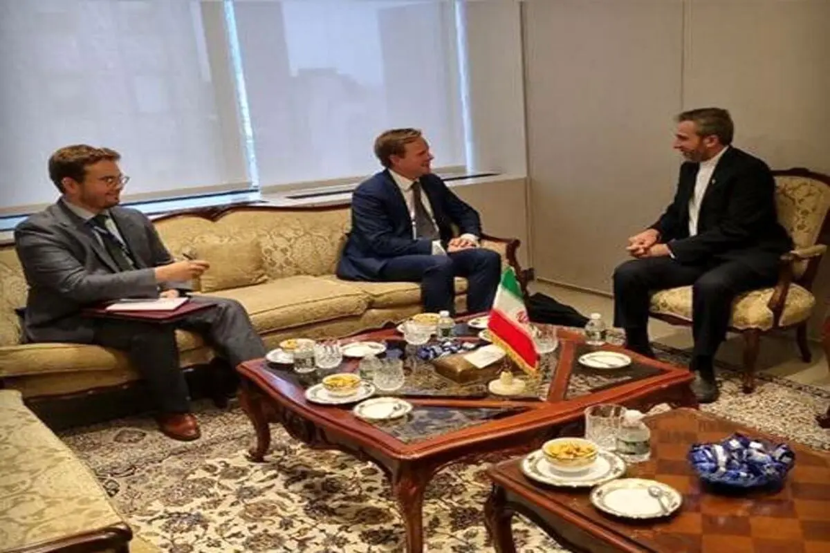 دیدار مذاکره کننده ارشد ایران با نماینده انگلیس در سازمان‌ های بین‌ المللی + عکس