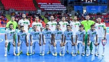لیست جدید تیم ملی فوتسال ایران در مسابقات قهرمانی آسیا