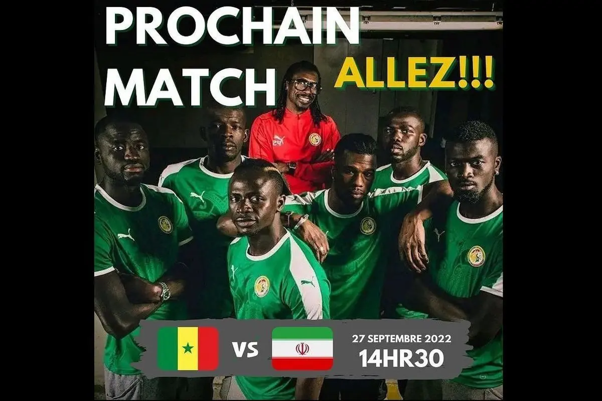 پوستر سنگال برای بازی مقابل ایران؛ با حضور ستاره بایرن‌ مونیخ + عکس