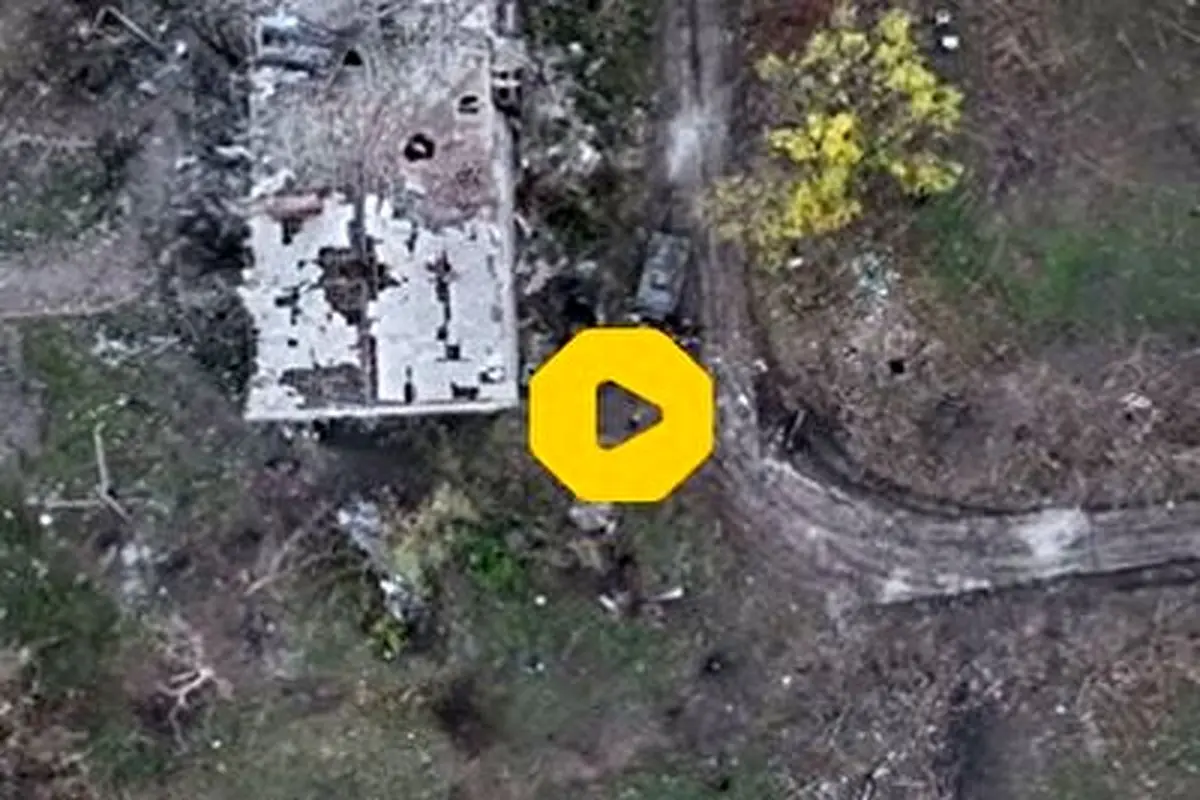 حمله دلخراش پهپاد روسی به مجروح اوکراینی + فیلم