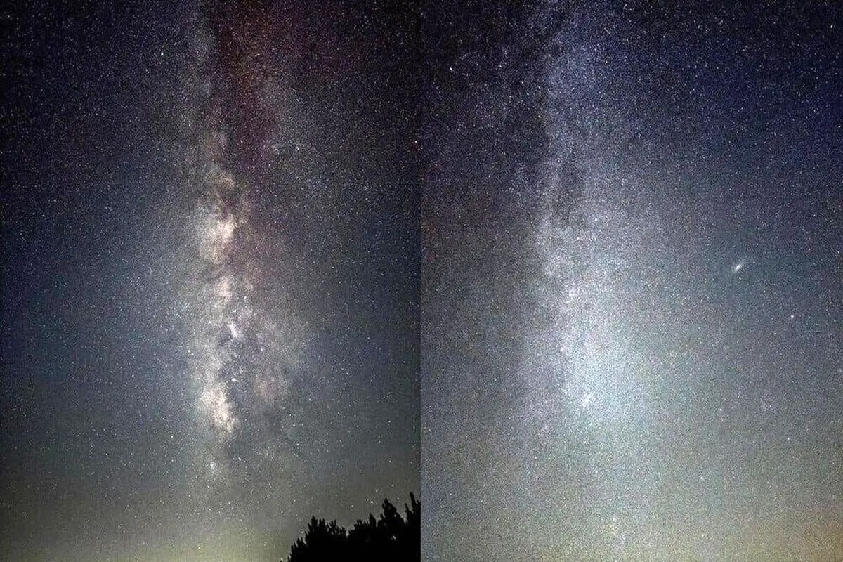عکاسی بی‌ نظیر از کهکشان راه شیری با آیفون ۱۴ + عکس