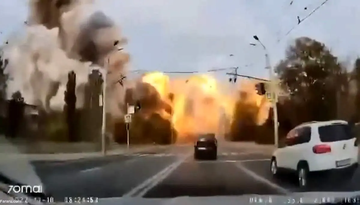لحظه انفجار وحشتناک در دنیپرو اوکراین!+ فیلم