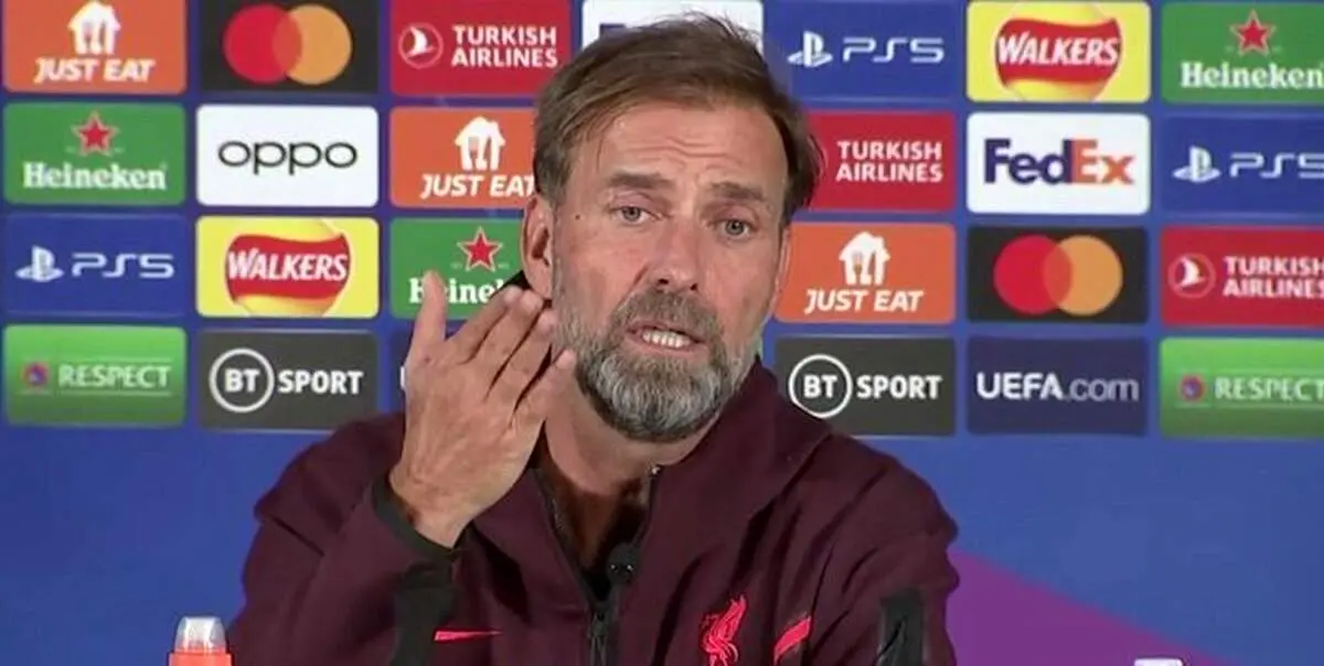 عصبانیت کلوپ پس از سوال خبرنگار انگلیسی + فیلم