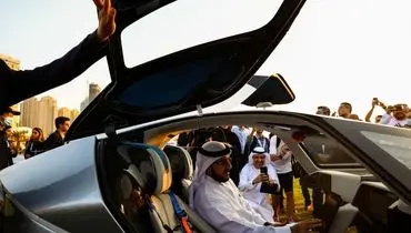 پرواز اولین خودروی پرنده در دبی + فیلم